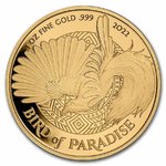 10 Kina Bird of Paradise - Paradiesvogel Papua Neuguinea 1 oz Gold 2022