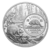 5 Cents The Bigger Picture Series - Beaver - Biber Kanada 5 oz Silber PP 2022 **