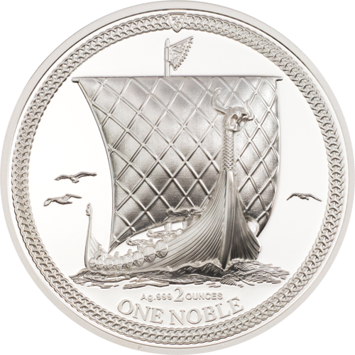 1 Noble Isle of Man Piedfort Ultra High Relief 2 oz Silber PP 2022 **
