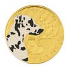 1000 Kuna Dalmatian Dog coloured - Dalmatiner farbig Kroatien 1 oz Gold BU 2021