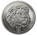 20 Rand BIG FIVE II - Lion - Löwe Südafrika South Africa 1 oz Platin Platinum PP 2022