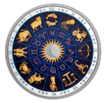 30 $ Dollar Glow-in-the-Dark Coin – Signs of the Zodiac - Sternzeichen Kanada 2 oz Silber PP 2022 **