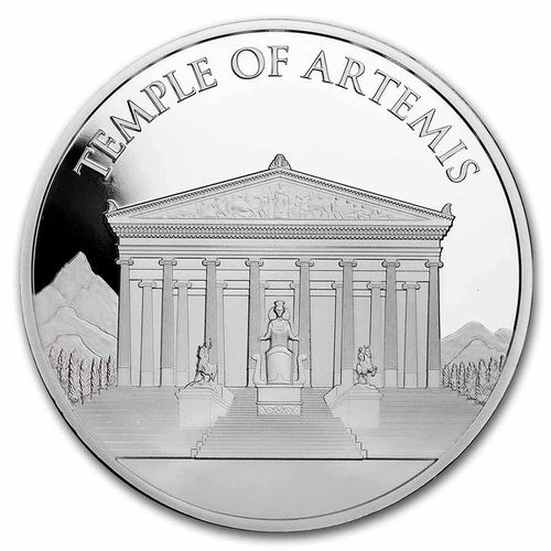 7 Wonders of the Ancient World - Temple of Artemis - Tempel der Artemis 1 oz Silber