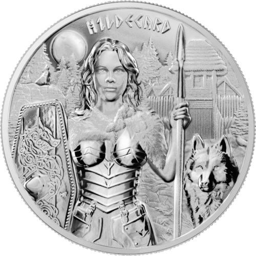 5 Mark Valkyries - Hildegard - Germania Mint 1 oz Silber BU 2022