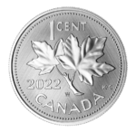 1 Cent Farewell to the Penny - W Mint Mark Kanada 1 oz Silber 2022 **