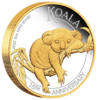 3 $ Dollar 15th Anniversary - 15 Jahre Australian Koala Australien 3 oz Silber Gilded  PP 2022 **
