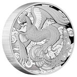 2 $ Dollar Chinese Myths and Legends - Phoenix High Relief Australien 2 oz Silber PP 2022 **