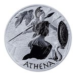 1 $ Dollar Gods of Olympus - Athena - Athene Tuvalu 1 oz Silber BU 2022 **