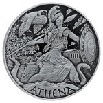 1 $ Dollar Gods of Olympus - Athena - Athene Tuvalu 1 oz Silber Antique Finish 2022 **
