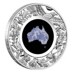 1 $ Dollar Great Southern Land - Lepidolite - Lepidolith Australien 1 oz Silber PP 2022 **