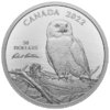 30 $ Dollar Schnee-Eule - Snowy Owl on Driftwood by Robert Bateman Kanada 2 oz Silber PP 2022 **