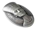 200 Francs Nefertiti - Nofretete 3D Ultra High Relief Djibouti 3 oz Silber 2023