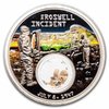 1 $ Dollar 75th Anniversary Roswell UFO Incident Mesa Grande USA 1 oz Silber Colorized PP 2022 **