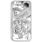 1 $ Dollar Rectangular Proof Dragon Coin Bar - Drachen Barren Australien 1 oz Silber PP 2022 **