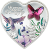 5 $ Dollar Brilliant Love – Butterfly - Schmetterling Cook Islands Silber PP 2023 **