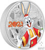 10 $ Dollar Looney Tunes™ - Year of the Rabbit - Bugs Bunny Niue Island 3 oz Silber PP 2023 **