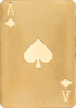 1 $ Dollar Ace of Spades - Pik-Ass Palau 0,5 Gramm Gold