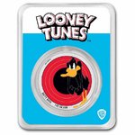 5 $ Dollar Looney Tunes - Daffy Duck Samoa Colorized Coincard 1 oz Silber 2022 **