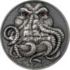 20 Dollar H.P. Lovecraft – Cthulhu Mythos Ultra High Relief Palau 3 oz Silber Antique Finish 2022 **