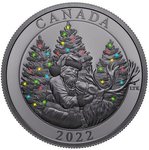 50 $ Dollar Christmas - Magic of the Season - Zauber von Weihnachten Kanada Silber PP 2022 **
