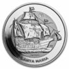 1 $ Dollar Santa Maria BVI British Virgin Islands 1 oz Silber Reverse Cameo 2022
