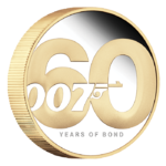 2 $ Dollar 60 Years of James Bond - 007 -  Tuvalu 2 oz Silber PP 2022 **