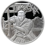 50 Cents Ancient Warriors - Samurai Fiji 1 oz Silber BU 2022