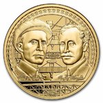 250 $ Dollar Icons of Inspiration - Wright Brothers - Gebrüder Wright Niue Island 1 oz Gold 2022