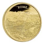 100 Pfund Pound City Views - Rome - Rom Grossbritannien UK 1 oz Gold PP 2022