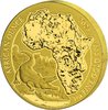100 Francs African Ounce Nile Crocodile - Nilkrokodil Ruanda 1 oz Gold BU 2023