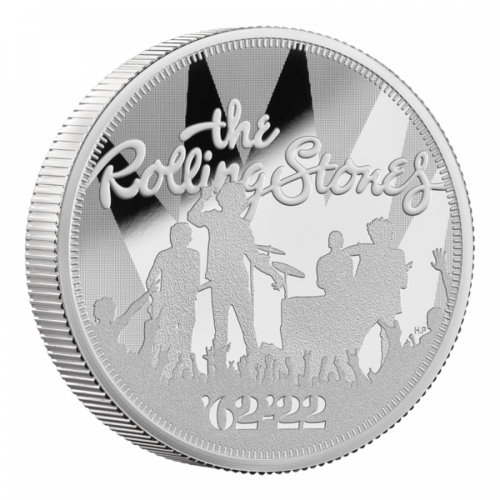 5 Pounds Pfund Music Legends - The Rolling Stones Grossbritannien UK 2 oz Silber PP 2022