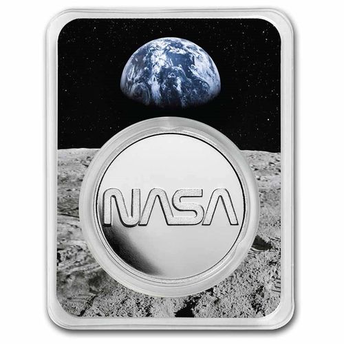 10 $ Dollar NASA Retro "Worm" Logo Mesa Grande USA 1 oz Silber 2022