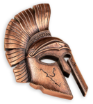 10 $ Dollar Trojan Helmet - Helm Troja Solomon Islands 10 oz Silber 2023