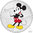 2 $ Dollar Disney Mickey Mouse & Friends - Mickey Mouse Niue Island 1 oz Silber PP 2023 **