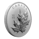 50 $ Dollar Maple Leaf Leaves in Motion - Pulsating Ultra High Relief Kanada 5 oz Silber 2023 **