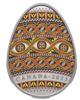 20 $ Dollar Traditional Ukrainian Egg Pysanka Kanada 1 oz Silber PP 2023 **