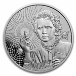 2 Dollar Icons of Inspiration - Marie Curie Niue Island 1 oz Silber PP 2023 **