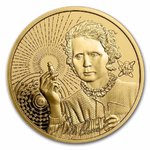 250 $ Dollar Icons of Inspiration - Marie Curie Niue Island 1 oz Gold 2023