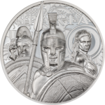 5 $ Dollar The Spartans - Sparta Ultra High Relief Cook Islands 1 oz Silber PP 2023 **