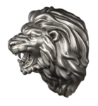 50 Francs Lion Head 3D Shape - Löwe 3D Burundi 3 oz Silber 2023
