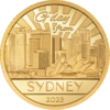 5 $ Dollar Big City Lights – Sydney Cook Islands 0,5 Gramm Gold PP 2023