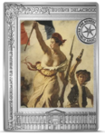 10 Euro Museum Masterpieces - Delacroix - Die Freiheit führt das Volk Frankreich Silber PP 2023