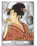 10 Euro Museum Masterpieces - Kitagawa Utamaro - Young Girl Frankreich Silber PP 2023