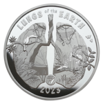 10 Vatu Carbon Neutral Coin - Lungs of the Earth - Lungen der Erde - Vanuatu 1 oz Silber PP 2023