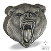 5 $ Dollar Fierce Nature - Grizzly Bear - Grizzlybär Niue Island 2 oz Silber Antique Finish 2023 **