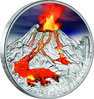 5 $ Dollar Forces of Nature - Volcano - Vulkan Ultra High Relief Niue Island 2 oz Silber PP 2023 **