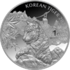 Korean Silver Proof Tiger - KOMSCO South Korea Südkorea 1 oz Silber PP 2022