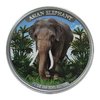 3000 Riels Asia Big Five - Asian Elephant - Elefant Coloured Kambodscha 1 oz Silber 2023