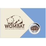 1 $ Dollar Australian Wombat Coloured Australien 1 oz Silber 2023 **