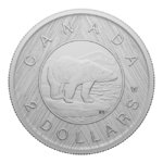 2 $ Dollar Tribute -  W Mint Mark Polar Bear - Eisbär Kanada 1 oz Silber 2023 **